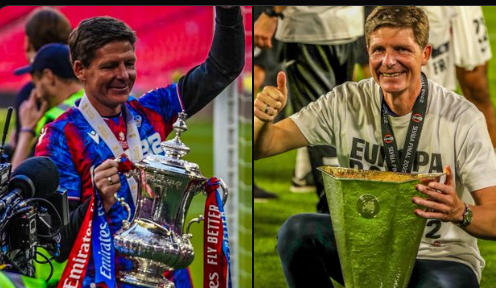 新名帅诞生！格拉斯纳率法兰克福夺欧联，又带水晶宫连夺2冠